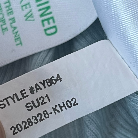 J Crew Light Blue Ribbed Cutaway Tank Top Medium - Picture 9 of 9